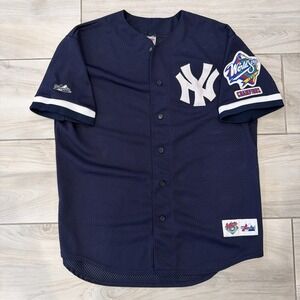 Rare Vintage 1998 WS Champ New York Yankees Authentic Majestic BP Jersey L Large